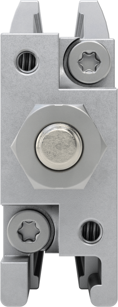 İnce Profilli Esnek Montajlı Hava Silindiri, Dönmeyen, Çift Etkili, 1/2" Delik Çapı, 6" Strok Uzunluğu
