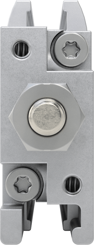 İnce Profilli Esnek Montajlı Hava Silindiri, Dönmeyen, Çift Etkili, 1/2" Delik, 1-1/2" Strok