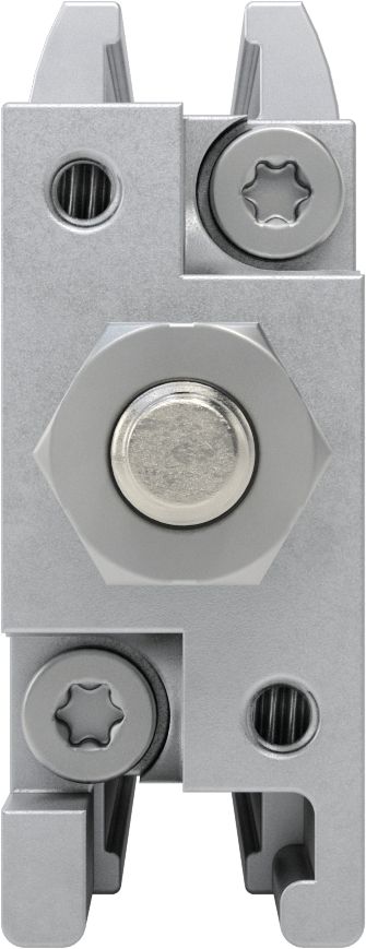 İnce Profilli Esnek Montajlı Hava Silindiri, Dönmeyen, Çift Etkili, 1/2" Delik, 2-1/2" Strok