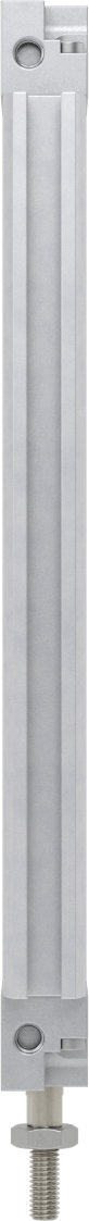 İnce Profilli Esnek Montajlı Hava Silindiri, Dönmeyen, Çift Etkili, 1/2" Delik, 4-1/2" Strok