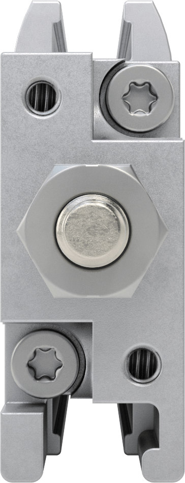 İnce Profilli Esnek Montajlı Hava Silindiri, Dönmeyen, Çift Etkili, 1/2" Delik, 4-1/2" Strok