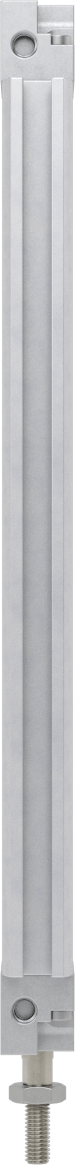 İnce Profilli Esnek Montajlı Hava Silindiri, Dönmeyen, Çift Etkili, 1/2" Delik, 5-1/2" Strok