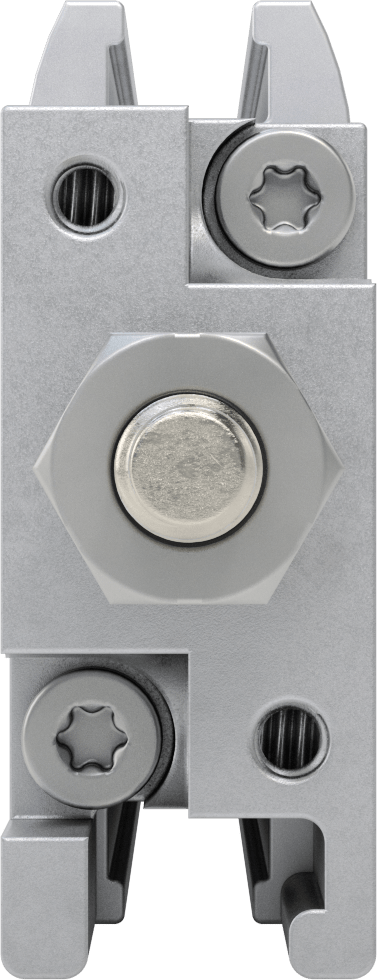 İnce Profilli Esnek Montajlı Hava Silindiri, Dönmeyen, Çift Etkili, 1/2" Delik, 5-1/2" Strok