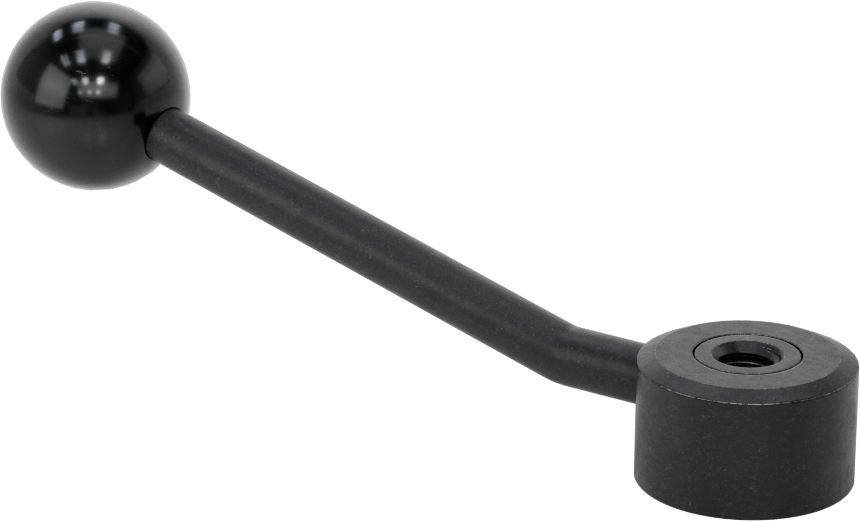 Çelik Ayarlanabilir Tutamak, 5/16"-18 Dişli Delik, 1-5/8" Çıkıntı