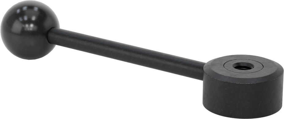 Çelik Ayarlanabilir Tutamak, 3/8"-16 Dişli Delikli, 1-1/16" Çıkıntı