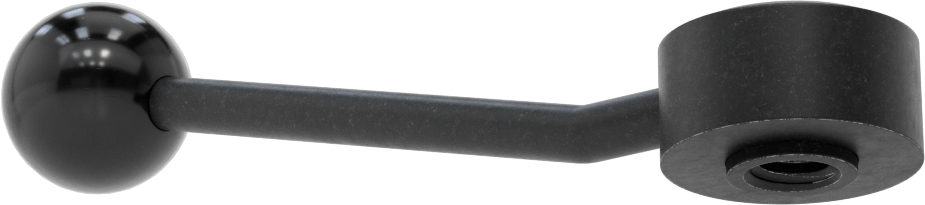 Çelik Ayarlanabilir Tutamak, 1/2"-13 Dişli Delik ile, 1-7/8" Çıkıntı