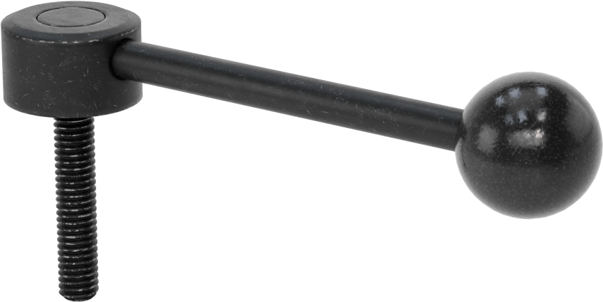 Çelik Ayarlanabilir Tutamak, 5/16“-18 dişli 1-9/16” uzunluğunda saplamalı, 15/16" Çıkıntı