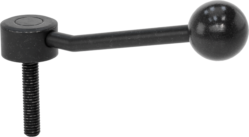 Çelik Ayarlanabilir Tutamak, 5/16“-18 dişli 1-9/16” uzunluğunda saplamalı, 1-5/8" Çıkıntı