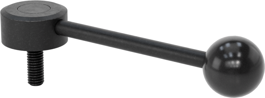 Çelik Ayarlanabilir Tutamak, 3/8“-16 Dişli 1” Uzunlukta Saplamalı, 1-1/16" Çıkıntı