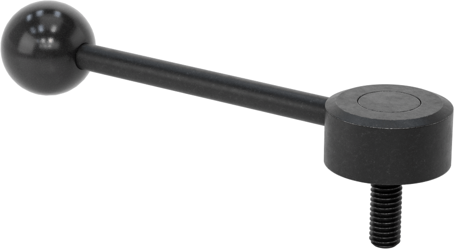 Çelik Ayarlanabilir Tutamak, 3/8“-16 Dişli 1” Uzunlukta Saplamalı, 1-1/16" Çıkıntı
