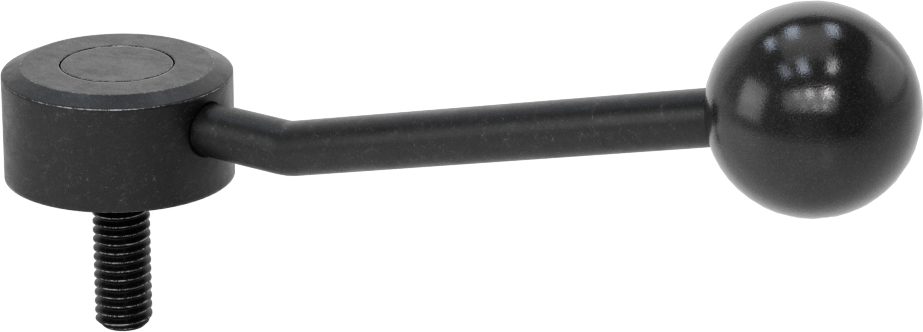 Çelik Ayarlanabilir Tutamak, 3/8“-16 Dişli 1” Uzunlukta Saplamalı, 2-1/8" Çıkıntı