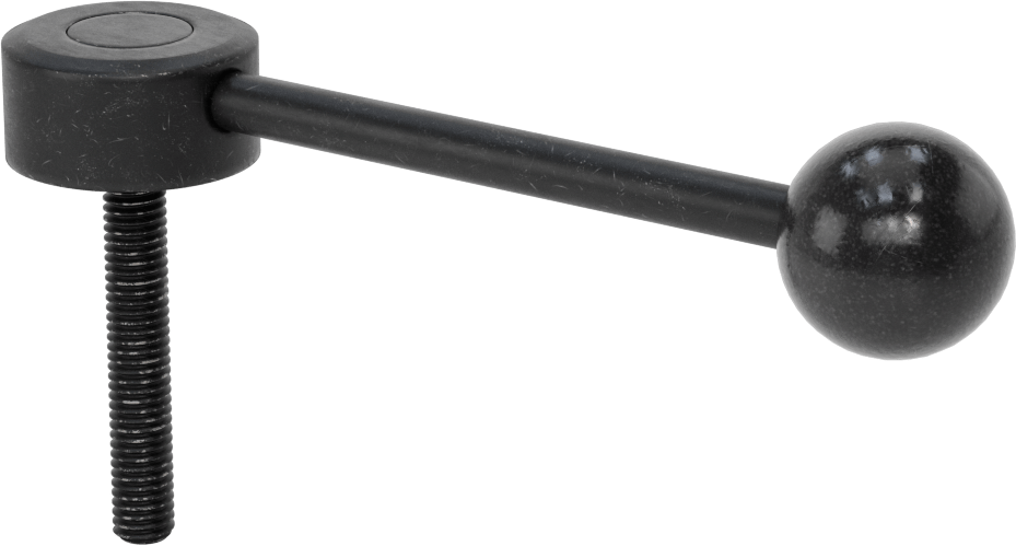 Çelik Ayarlanabilir Tutamak, 3/8“-16 Dişli 2-3/8” Uzunlukta Saplama, 1-1/16" Çıkıntı