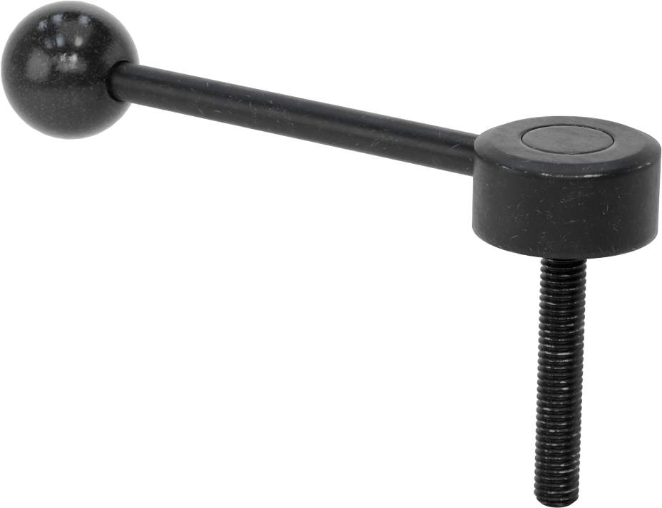 Çelik Ayarlanabilir Tutamak, 3/8“-16 Dişli 2-3/8” Uzunlukta Saplama, 1-1/16" Çıkıntı