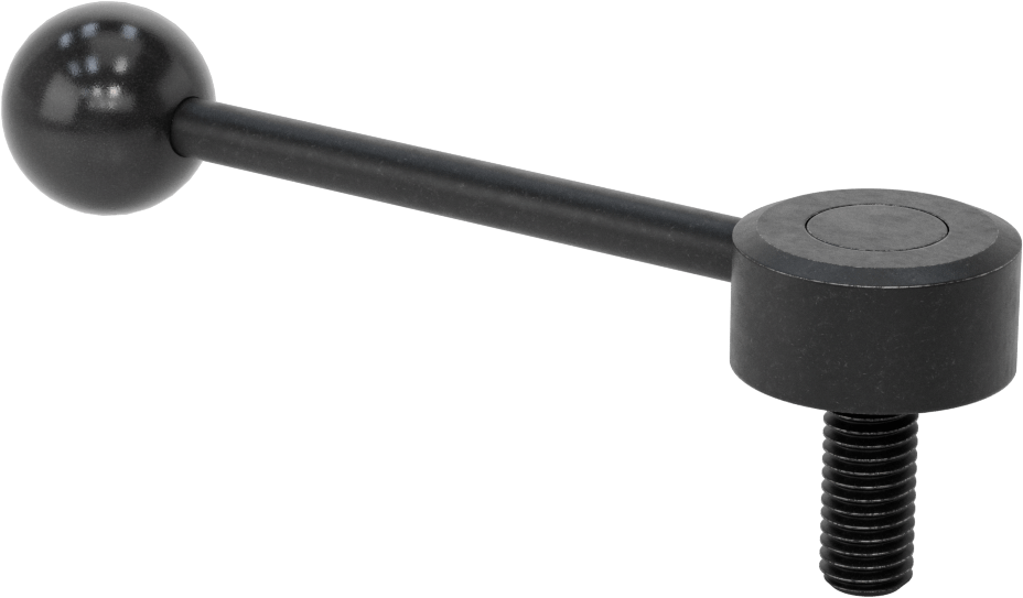 Çelik Ayarlanabilir Tutamak, 1/2“-13 Dişli 1-3/16” Uzunlukta Saplama ile, 1-1/16" Çıkıntı