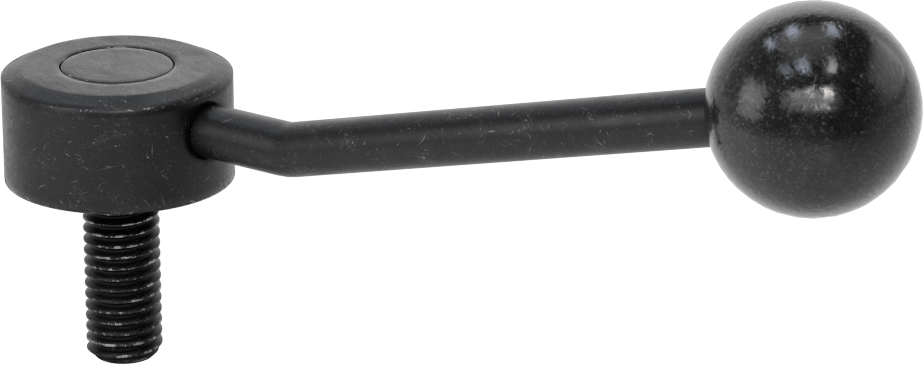 Çelik Ayarlanabilir Tutamak, 1/2“-13 Dişli 1-3/16” Uzunlukta Saplama ile, 2-1/8" Çıkıntı