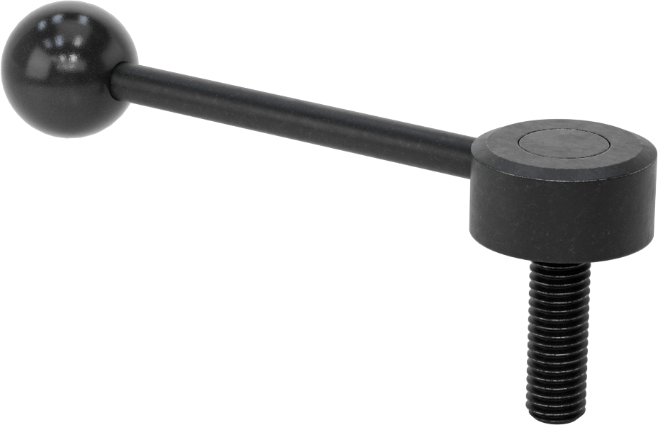 Çelik Ayarlanabilir Tutamak, 1/2“-13 Dişli 1-9/16” Uzunlukta Saplama, 1-1/16" Çıkıntı
