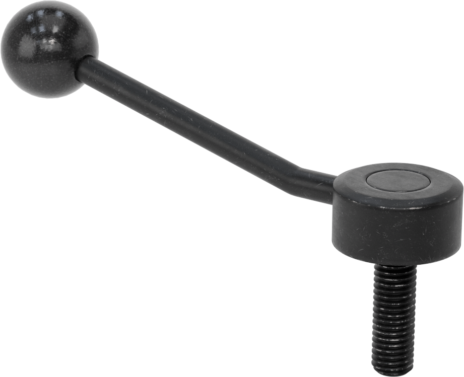 Çelik Ayarlanabilir Tutamak, 1/2“-13 Dişli 1-9/16” Uzunlukta Saplama, 2-1/8" Çıkıntı