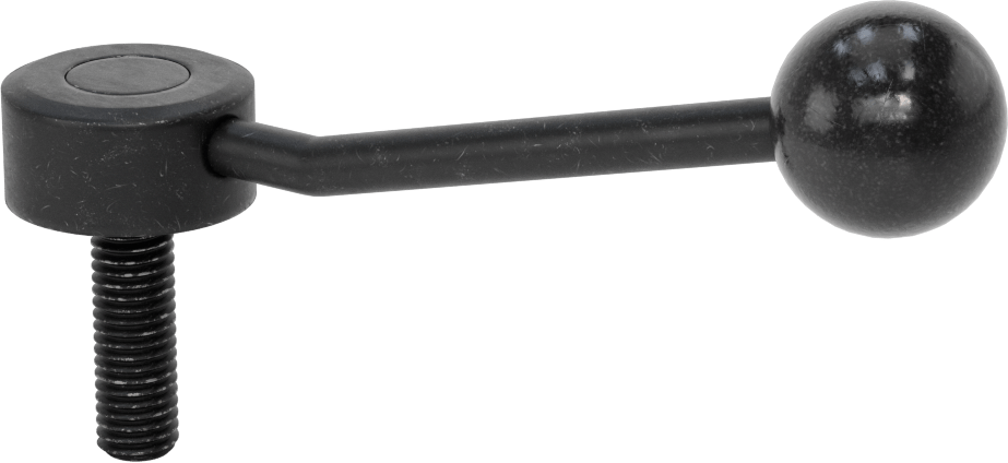 Çelik Ayarlanabilir Tutamak, 1/2“-13 Dişli 1-9/16” Uzunlukta Saplama, 2-1/8" Çıkıntı