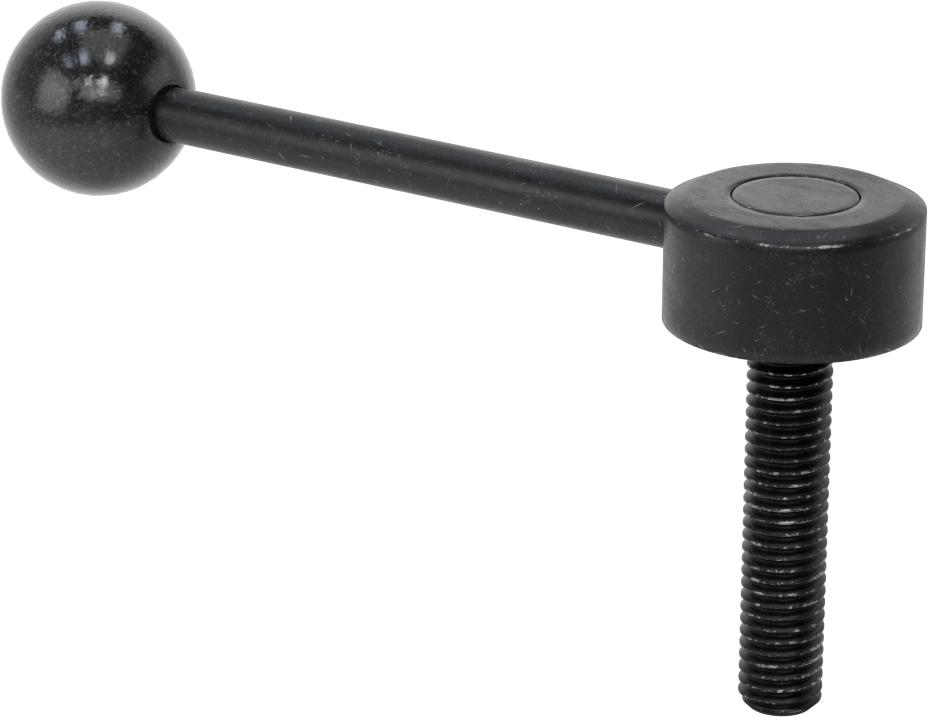 Çelik Ayarlanabilir Tutamak, 1/2“-13 Dişli 2-3/8” Uzunlukta Saplamalı, 1-1/16" Çıkıntı