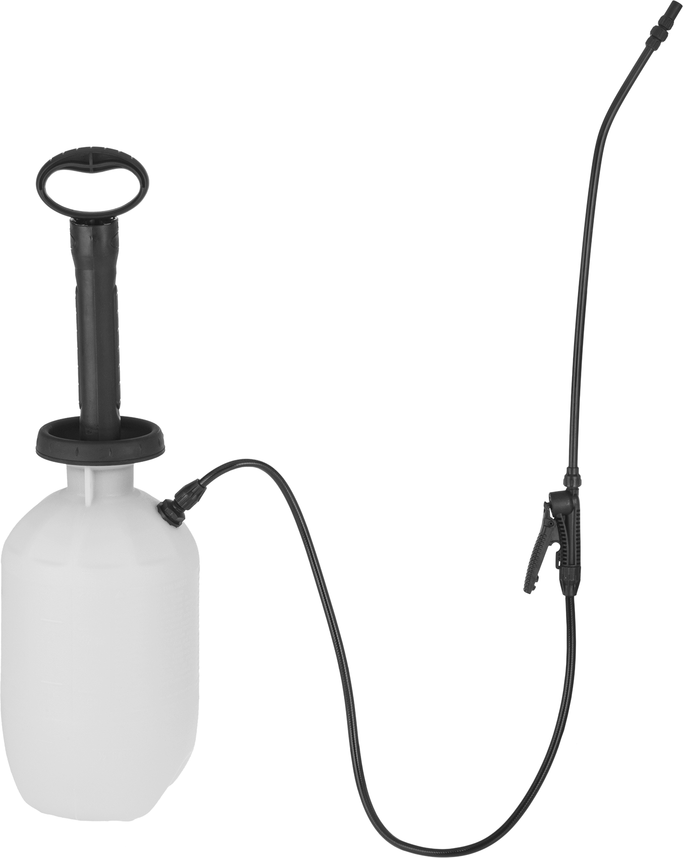 Plastik El Pompalı Püskürtücü, Koni/Sis/Akış Dağıtımı, 2 Galon Kapasite, 8-1/8" Çap