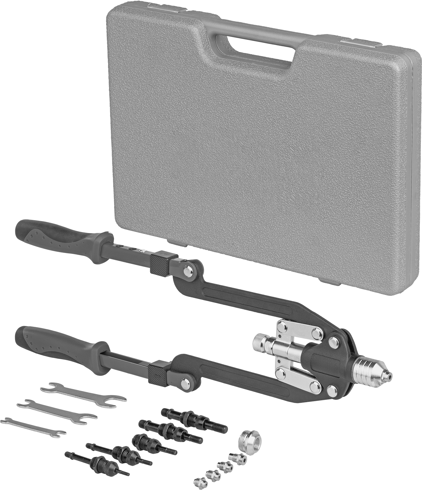 Kör Perçinler ve Perçin Somunları için Alet, 1-1/8“ Çap x 1-3/4” Uzun Burun, 20" Uzunluk