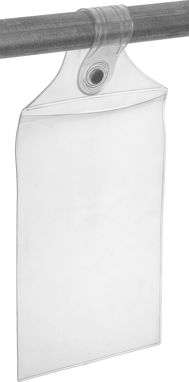 Sarmalı Esnek Tabela Tutucu, 8-1/2“ Yükseklik x 5-1/2” Genişlik Maksimum Tabela için