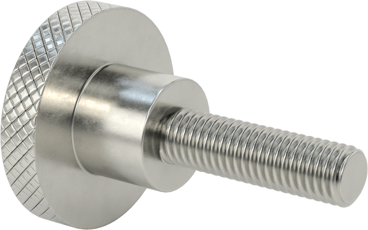 Kolay Temizleme Düğmesi, 1/2"-13 Dişli Saplamalı