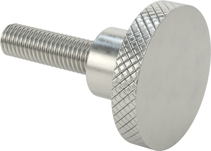 Kolay Temizleme Düğmesi, 1/2"-13 Dişli Saplamalı