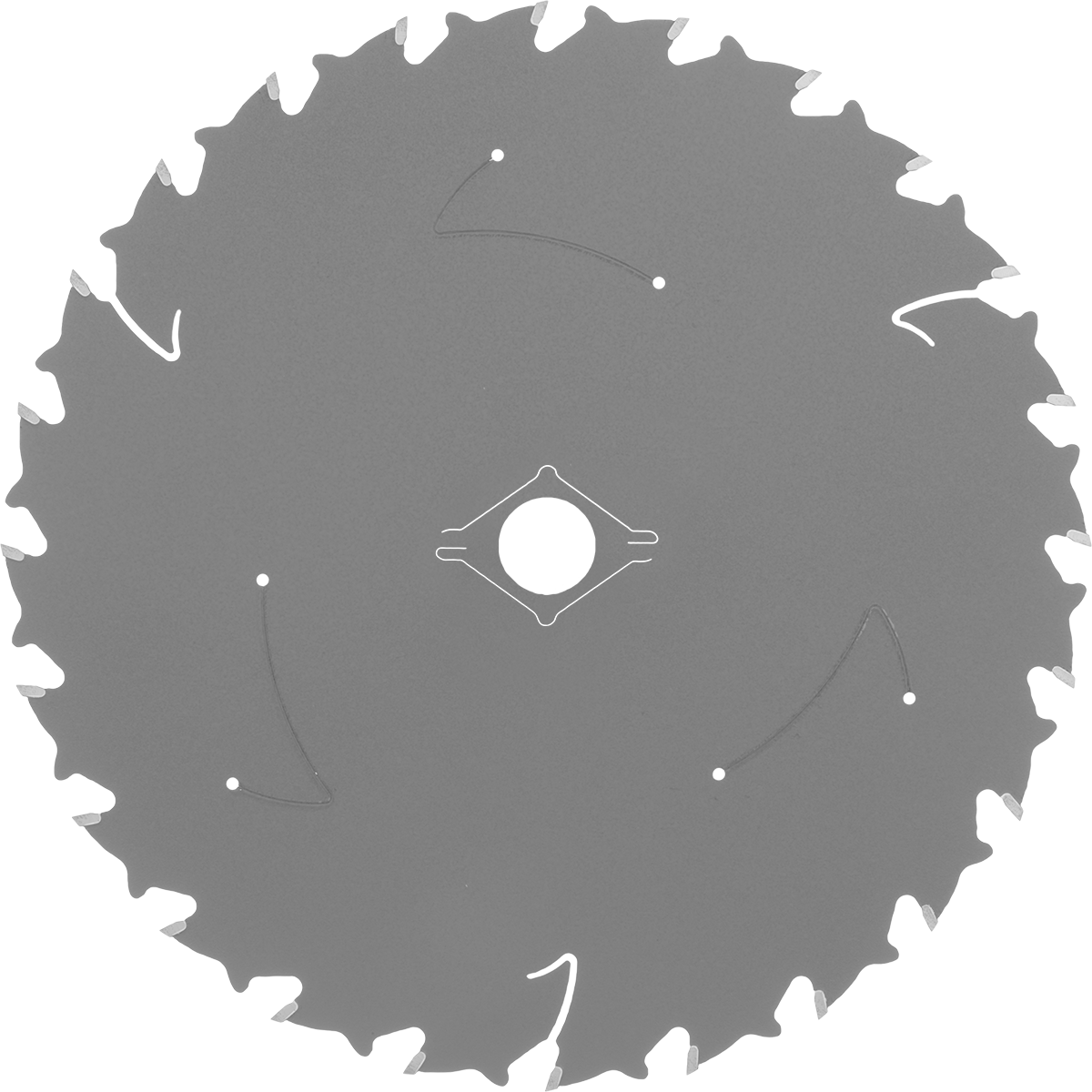 Ahşap için Testere Bıçağı, Dairesel, 7-1/4" Çap, 24 Diş, 0,059" Genişlik