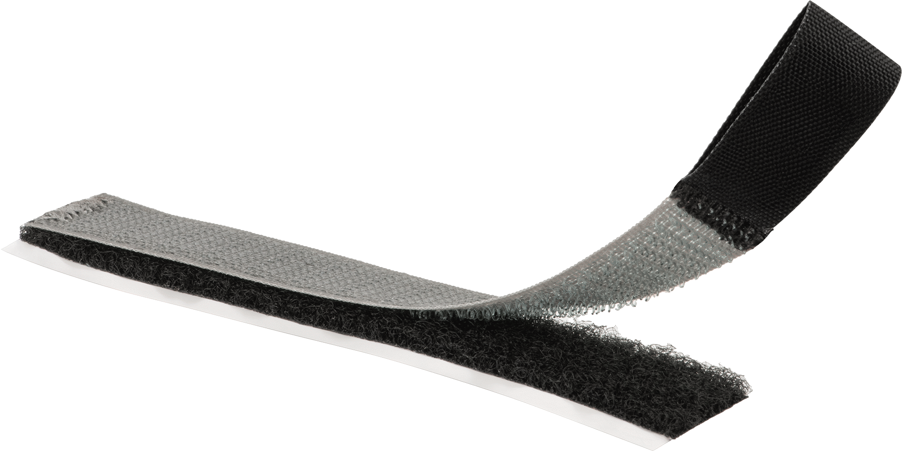 Takılabilir Kanca ve Döngü Kablo Kayışı, Arka Yüzü Yapışkanlı, 4" Toplam Uzunluk, 5/8" Genişlik