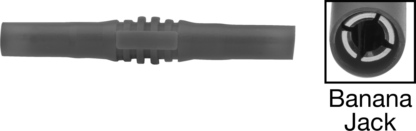 Sheathed Banana Jack × Sheathed Standard Banana Jack