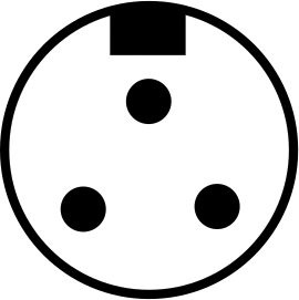 3 Poles with 0.55" Face Dia.