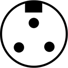 3 Poles with 0.55" Face Dia.