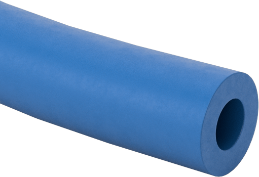 Metal Algılanabilir Yüksek Sıcaklık Borusu, Yumuşak Kauçuk, 1/8" ID, 1/4" OD