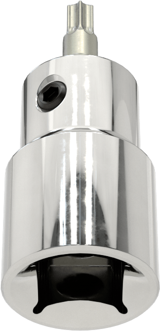 Torx Uç Soketi, 3/8" Kare Tahrik, T20 Boyutu, 1-11/16" Uzunluk