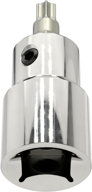Torx Uç Soketi, 3/8" Kare Tahrik, T27 Boyutu, 1-11/16" Uzunluk