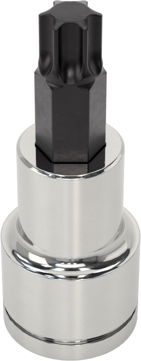 Torx Uç Soketi, 3/8" Kare Tahrik, T45 Boyutu, 1-31/32" Uzunluk
