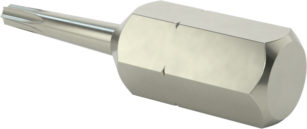 Vida Tutucu T6 Torx Ucu, 1/4" Altıgen Şaft