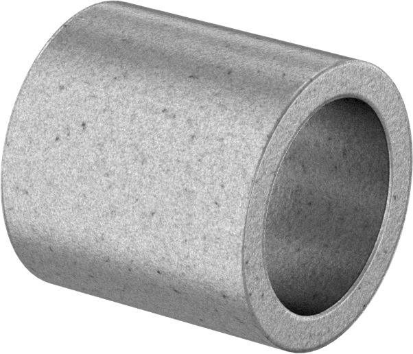 Yağ Emdirilmiş 863 Demir Bakır Kovanlı Rulman, Yiyecek ve İçecek için, 3/8" Mil Çapı, 1/2" Uzunluk