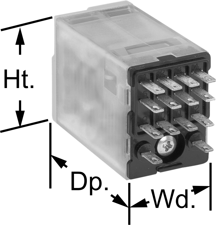 14-Terminal Relay, 8 Amp