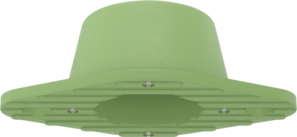 Silikon Titreşim Sönümleyici Cıvatalı Montaj, 1/2"-13 Dişli Ek Parça, 250 lbs. Kapasite, 1,75 inç Toplam Yükseklik