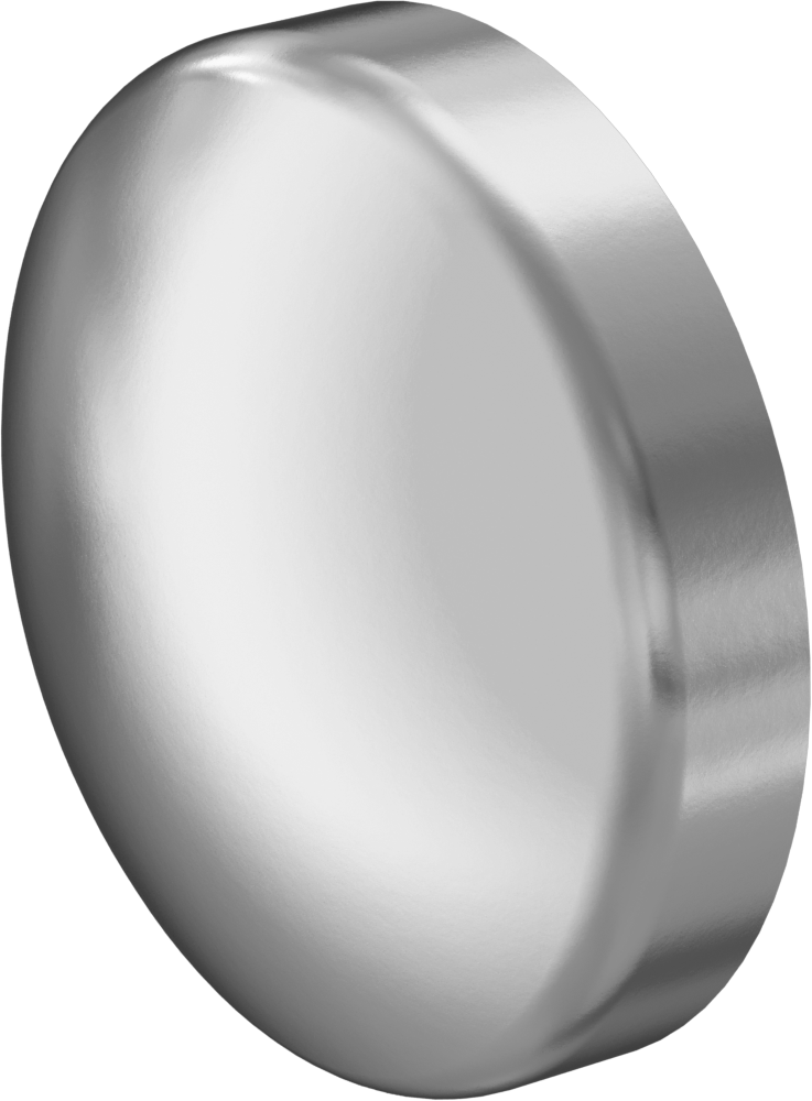 Paslanmaz Çelik Boru için Uç Uca Kaynak Bağlantı Elemanı, 53 mm Dış Çaplı Boru için 304/304L Paslanmaz Çelik Kapak