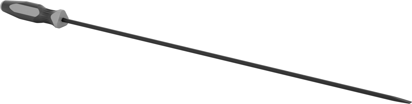 Düz Tutamaklı Tornavida, 1/4" Yivli Tahrik, 28-1/2" Toplam Uzunluk