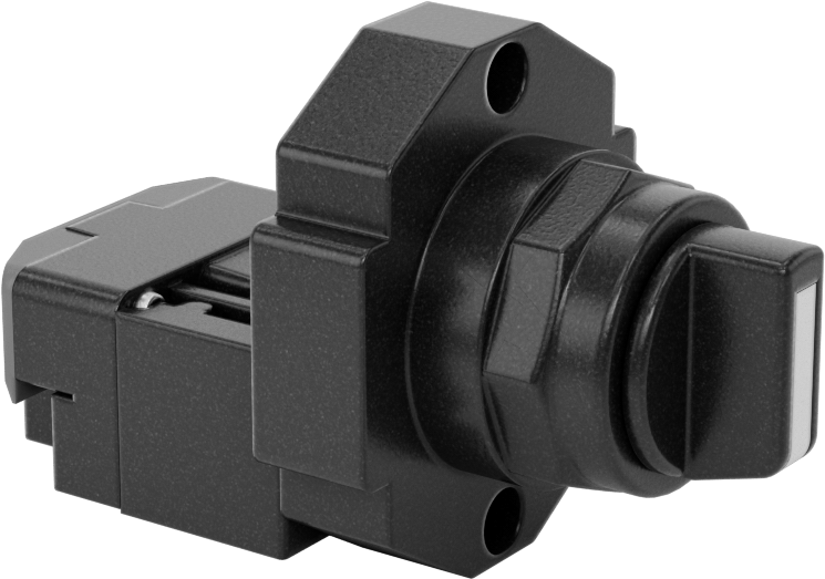 Tehlikeli Ortamlar için 30 mm Panele Monte Kol Anahtarı, 3 Konum, 1-1/16" Kol Uzunluğu, DPST-1NO/1NC