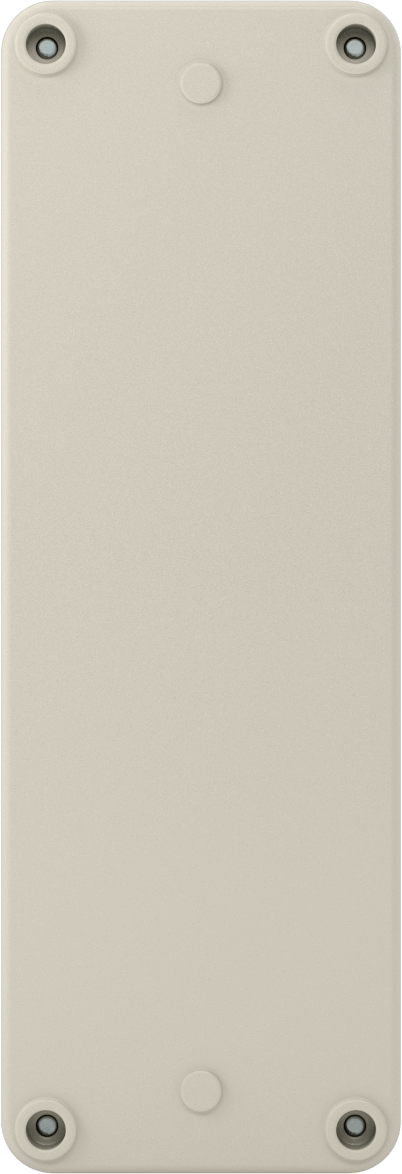 Su Geçirmez Polikarbonat Muhafaza, Şeffaf Önden Görünümlü Kaldırılabilir Kapak, 3-1/4" x 9" x 3-1/4"