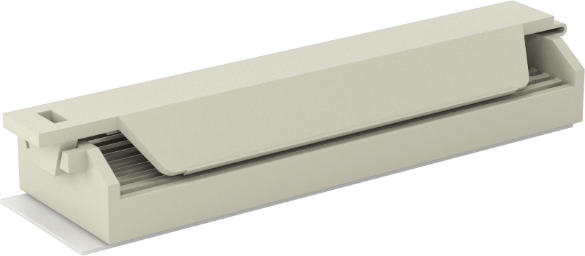 Yapışkan Arka Yüzlü Kablo Tutucu, 1/4" Maksimum Demet Çapı için, 3-3/8" Toplam Uzunluk
