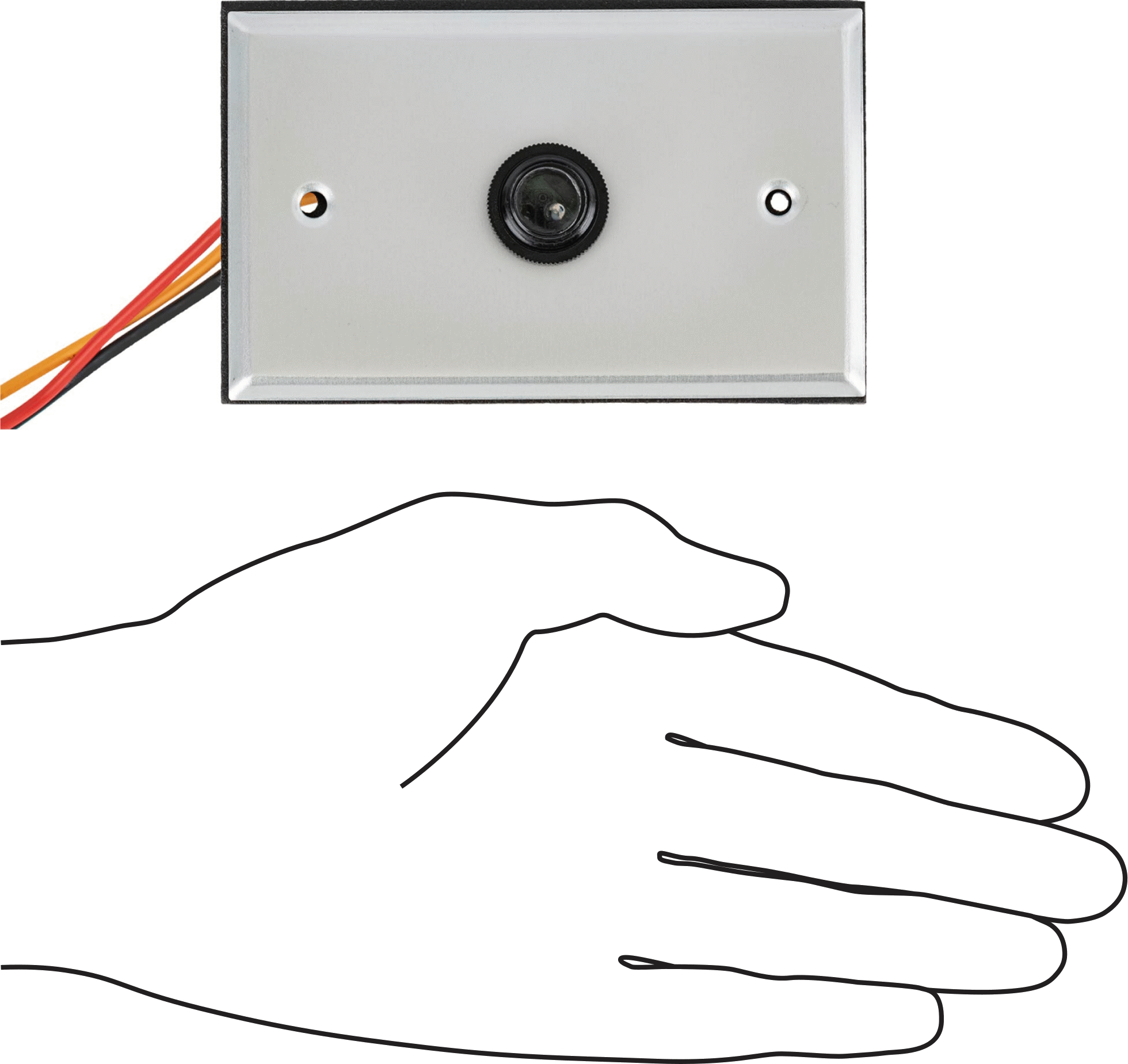 Işık Algılayıcı Işık Kontrolü, Priz Kutusu Montajı, 24 V DC Giriş