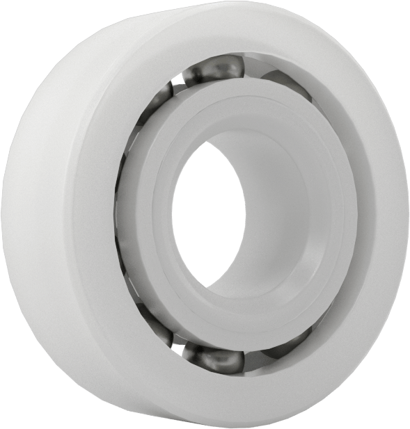 Kuru Çalışan Bilyalı Rulman, Anma Numarası R4, 1/4" Mil Çapı için