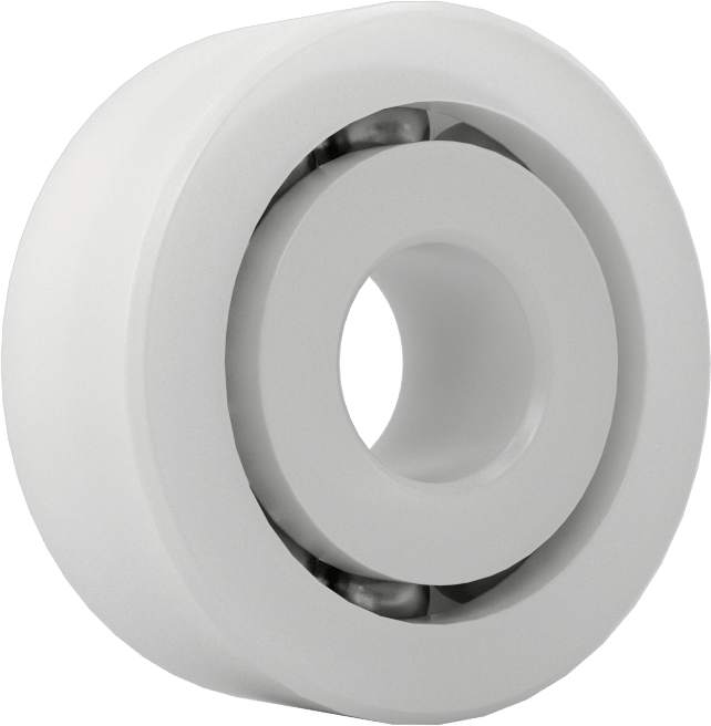 Kuru Çalışan Bilyalı Rulman, Anma Numarası R4A, 1/4" Mil Çapı için