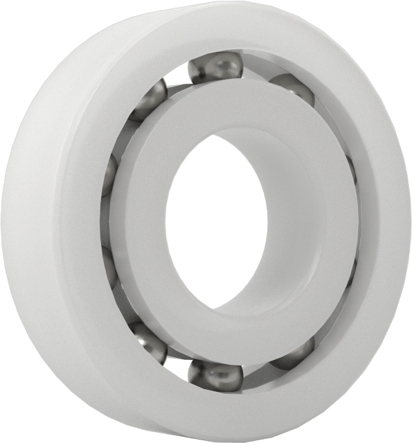 Kuru Çalışan Bilyalı Rulman, Anma Numarası R6, 3/8" Mil Çapı
